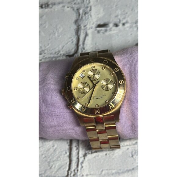 Marc By Marc Jacobs Blade MBM3101 Women Stainless Steel Chronograph Watch WFH119 - Picture 4 of 16